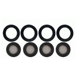 Joints noir Mitigeur Douche et Baignoire (1/2 x2 avec filtres et 3/4x2)020012 - ABM