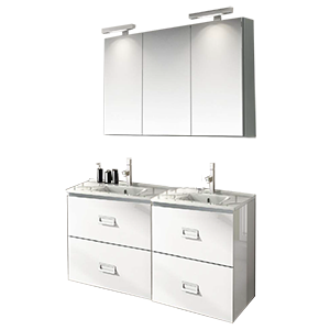 MEUBLE FANTASY COMP. 121.115 BLANC 2T - Progetto Idea Stella