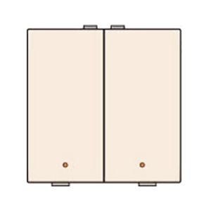 BOUTON-POUSSOIR DBL, LED - Niko