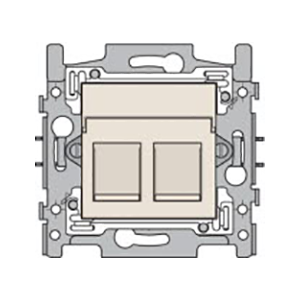 2 CONNEXIONS RJ45 UTP - Niko