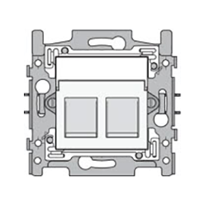 2 CONNEXIONS RJ45 UTP - Niko