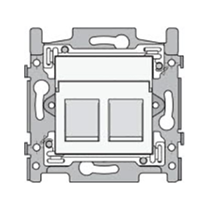 2 CONNEXIONS RJ45 UTP - Niko