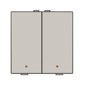 BOUTON-POUSSOIR DBL, LED - Niko