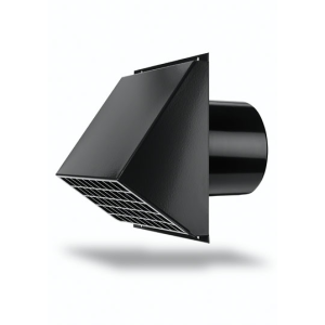 Grille sortie mur noir 200-170 - Vasco