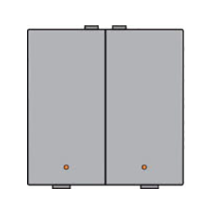 BOUTON-POUSSOIR DBL, LED - Niko