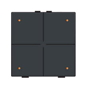 BOUTON-POUSS. QUAD., LED - Niko