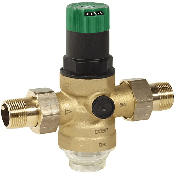 Réducteur de pression avec raccords 3/4" et manomètre - Honeywell