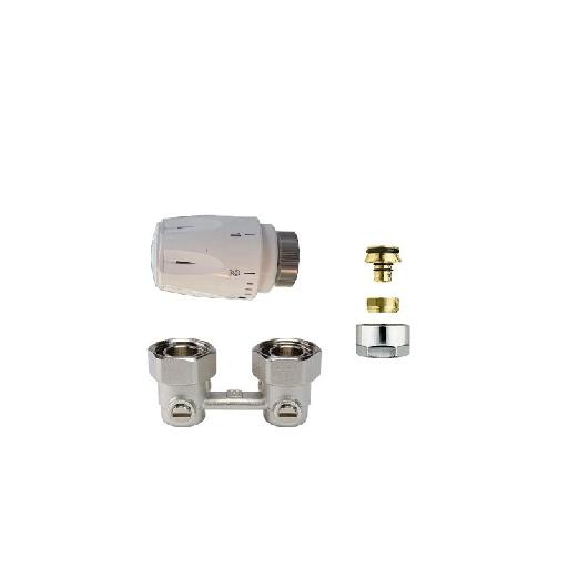 Kit radiateur Integra sortie Mur (Tête M30 -2 x 16/2  bloque H) - Begetube