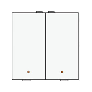 BOUTON-POUSSOIR DBL, LED - Niko