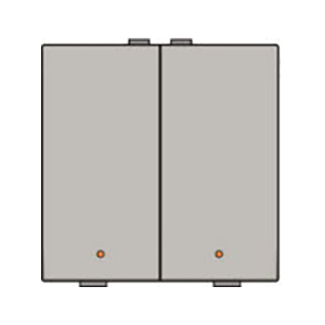 BOUTON-POUSSOIR DBL, LED - Niko