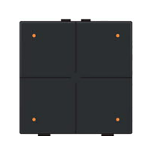 BOUTON-POUSS. QUAD., LED - Niko