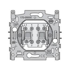 SOCLE PR BOUTON-POUSSOIR DOUBLE - Niko