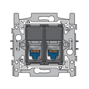 2 CONNEXIONS RJ45 STP - Niko