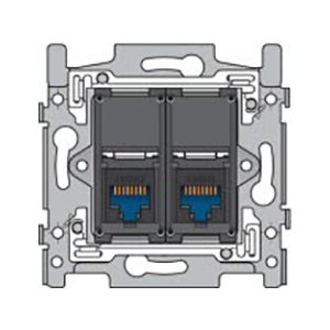 2 CONNEXIONS RJ45 UTP - Niko