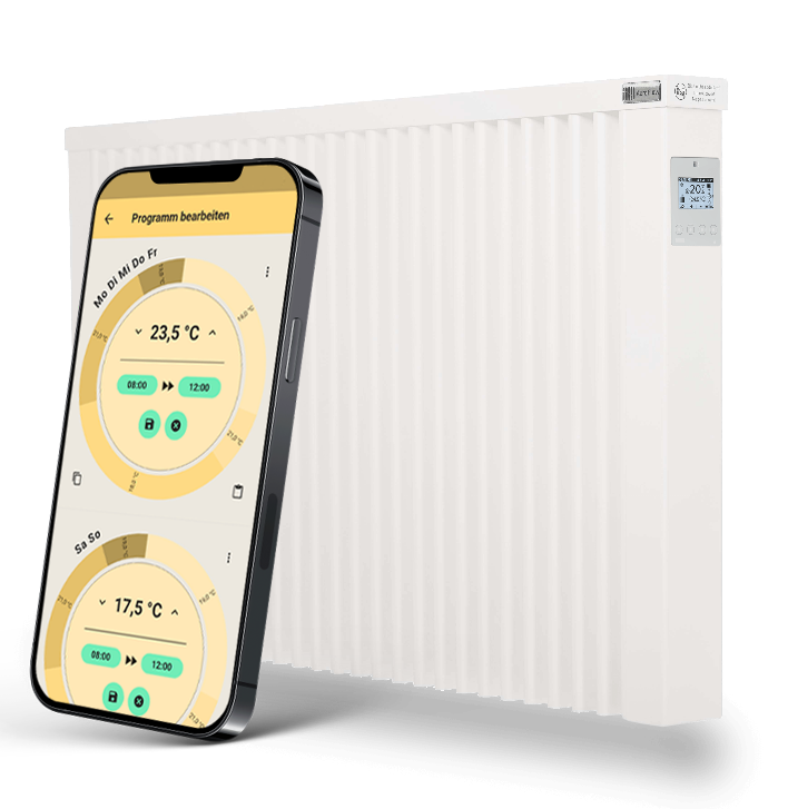 Radiateur électrique FlexiSmart PRO MIDI : L980 x H610 1950W - Aeroflow