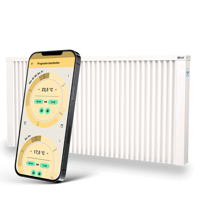 Radiateur électrique FlexiSmart Pro Maxi :L1280 x H610 2450W - Aeroflow