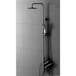 Mitigeur Melangeur Colonne de Douche avec tête 240mm et douchette - ABM