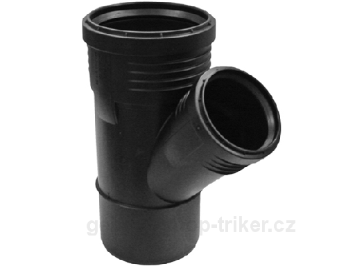 Té 45° Geberit Silent-PP: d=110mm, d1=110mm - Geberit