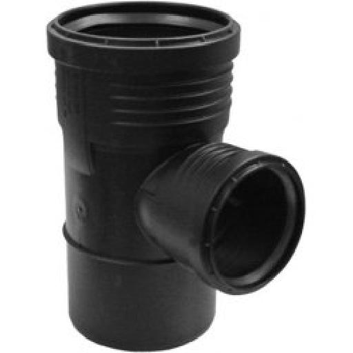 Té hydraulique 87,5° Geberit Silent-PP: d=90mm, d1=90mm - Geberit