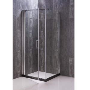 Paroi Laterale chrome 1200x1950x8mm (Barre de stabilisation et U  (Systeme Anti-calcaire) - Elegant