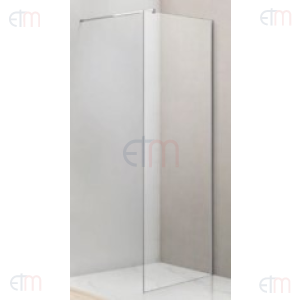 Paroi De Douche 1200x2000x8mm(Barre et U comprises) - Elegant