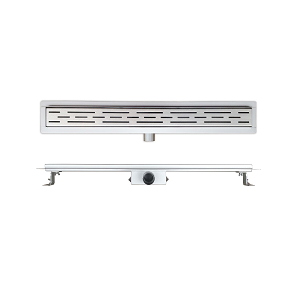 Caniveau de douche Pack 900mm, évacuation centrale o50 - Elegant
