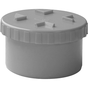 PVC TAMPON DE VISITE GR 90 ( 310.52.09000 ) - Wavin