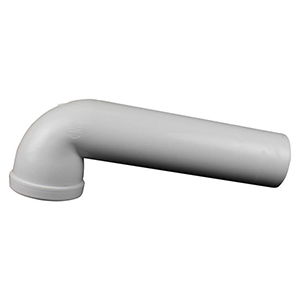 PVC WC COUDE LONG BLANC 90 - Wavin