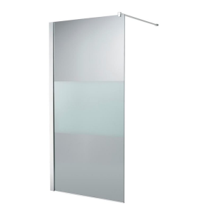 Panneau de douche 1400 mm avec zone mate et profil mural - Ideal Standard