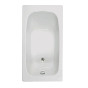 Flavis baignoire gain de place 120x70 x 54-57 cm Blanc - Allibert
