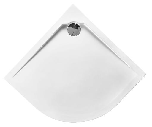 Slim 1/4 rond 90x90 90 x 90 cm Blanc - Allibert