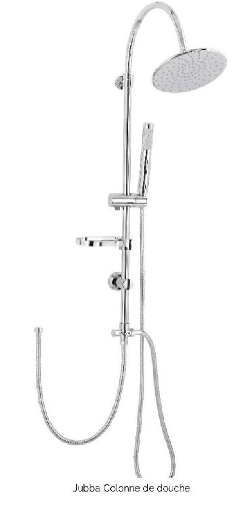 JUBBA   Colonne de douche 20 x 127/91,5 x 50 cm chrome - Allibert