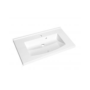 Plan de toilette Flex 80 cm 80,2 x 4 x 46,2 cm Blanc brillant/248.00 - Allibert