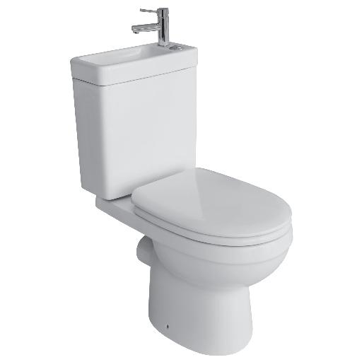 Pack WC COMBI Blanc Horizontal - Allibert