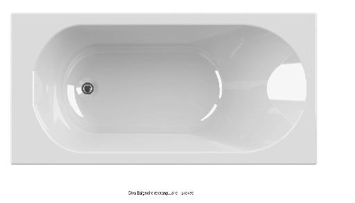 Baignoire droite 140x70 cm BLANC - Allibert