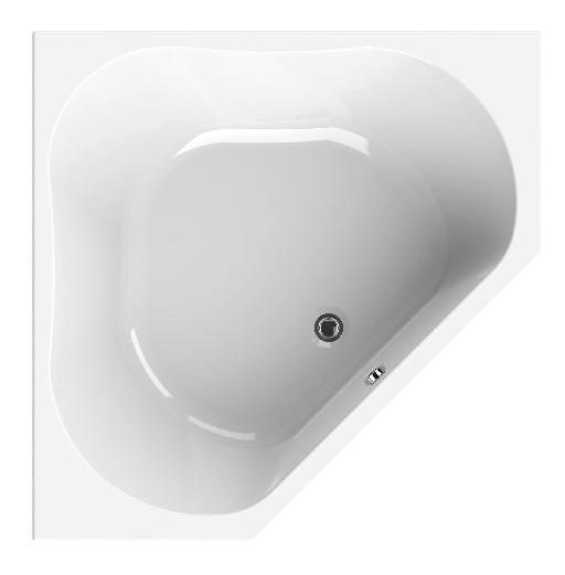 Baignoire d`angle 150x150 cm BLANC - Allibert