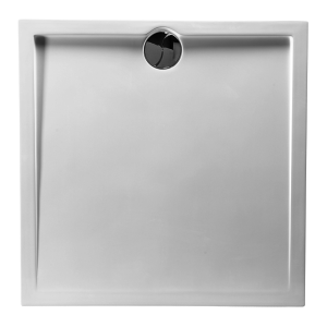 Slim carré 90 x 90 cm Blanc - Allibert