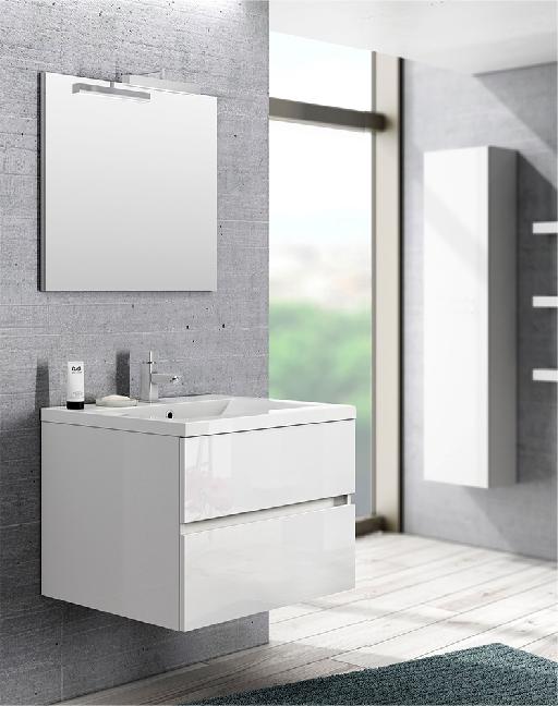 MEUBLE LIBRA COMP. 90.060 BLANC 2T - Progetto Idea Stella