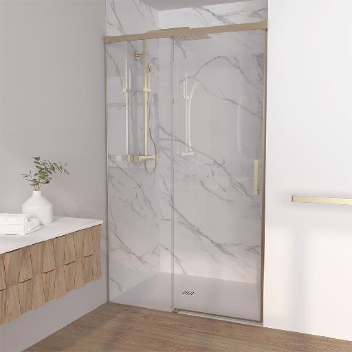 Odesign/porte coulissante 138-141cm cobra / Finition Champahne rosé /1020.00 euro - Odesign