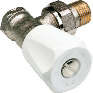 VANNE.RAD.EQUERRE DOUBLE REGLAGE3/4 - Comap