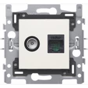 COAX ET CONNEXION RJ45 - Niko
