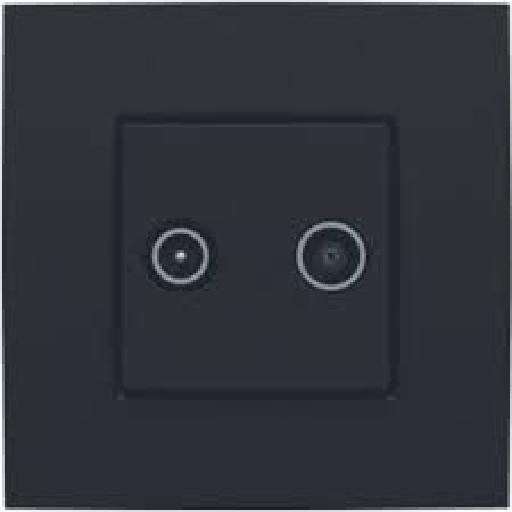SOCLE POUR COAX TV et FM - Niko