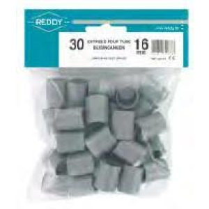 Sachet à suspendre de 30 ENTREES 20mm GRIS CLAIR RAL 7035 ( 32134 ) - Reddy