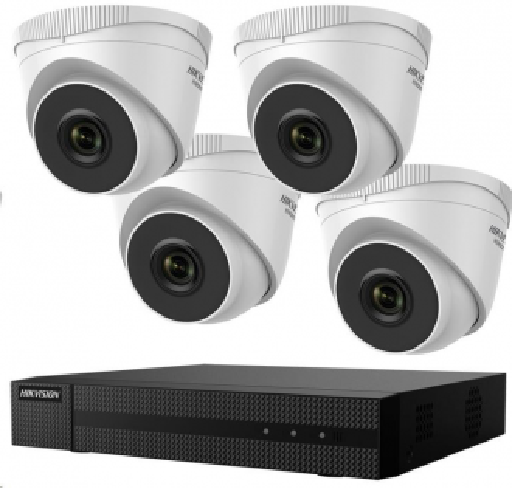 LOGON HIKVISION LVK040 KIT4: 4x TURRET   RECORDER   , HDD - Hikvision
