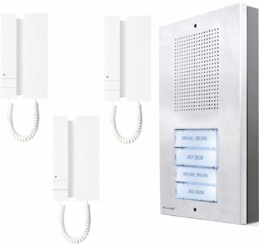 Kit Extra Audio 3 postes ( 5 fils) - Comelit