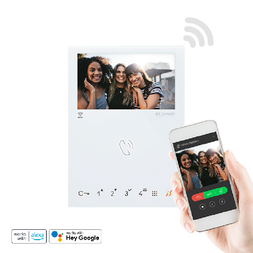 Kit Quadra 2 Fils Wifi (Mini Handsfree 6741W) - Comelit
