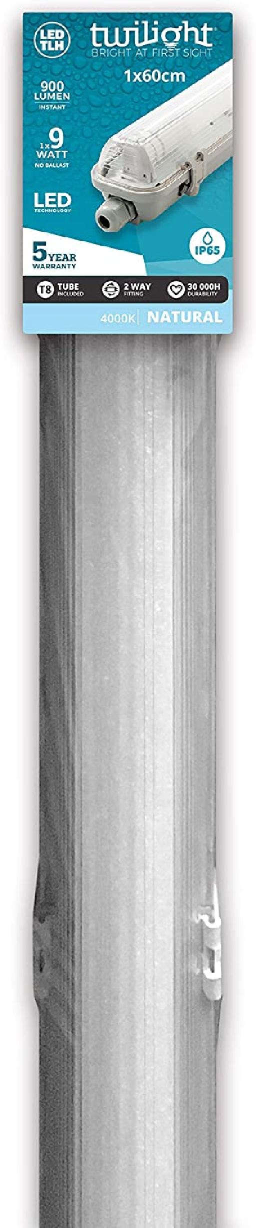 TWILIGHT LED atlantis T8 0,6m G13 IP65 1x9W 900lm 4000K - Twilight