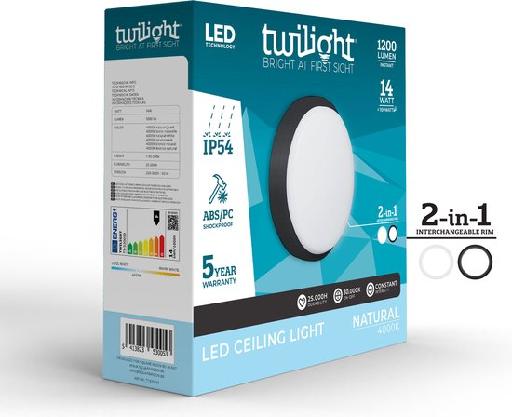 TWILIGHT LED ceiling light 14W 1200lm 4000K - Twilight