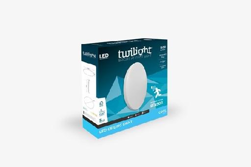 TWILIGHT LED ceiling light 15W 1800lm 6500K motion sensor - Twilight
