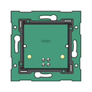 Platine murale simple avec connecteur pour Niko Home control - Niko